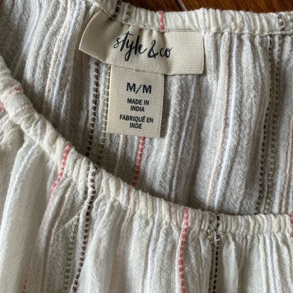 Style&Co Boho blouse - Picture 2 of 3